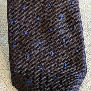 New Joseph by Jos A Bank Brown Neat 100% Silk hand made tie
